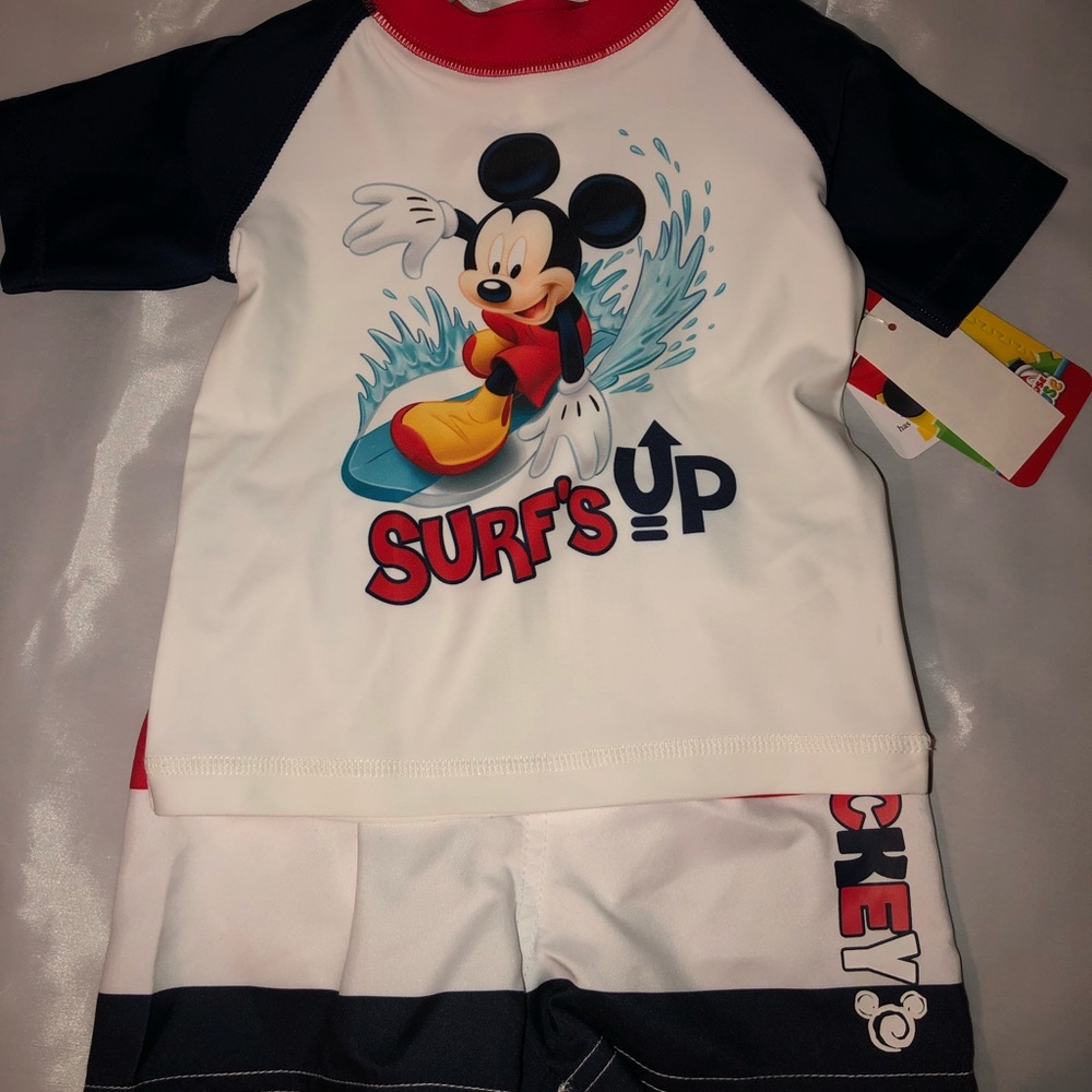 Mickey swimming 2 piece outfit